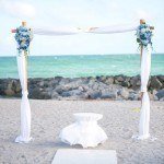 An arch for a beach wedding