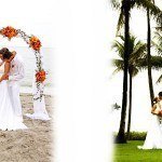 A beautiful beach wedding